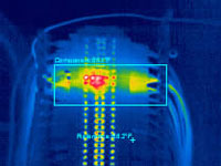 thermal image of electrical equipment